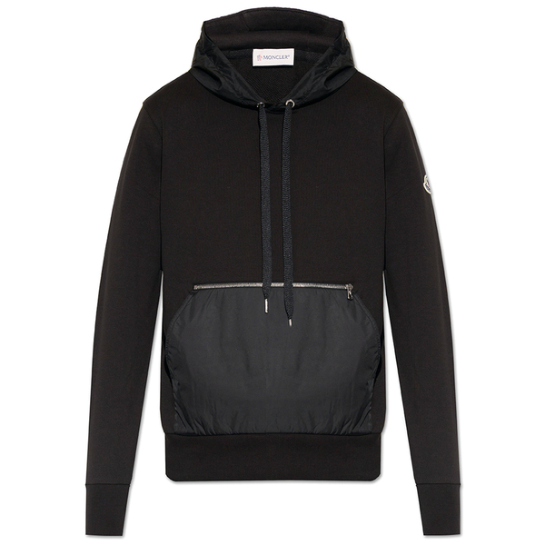 送料無料 71 MONCLER モンクレール 8G00004 809KR ブラック パーカー スウェット ロゴ size L
