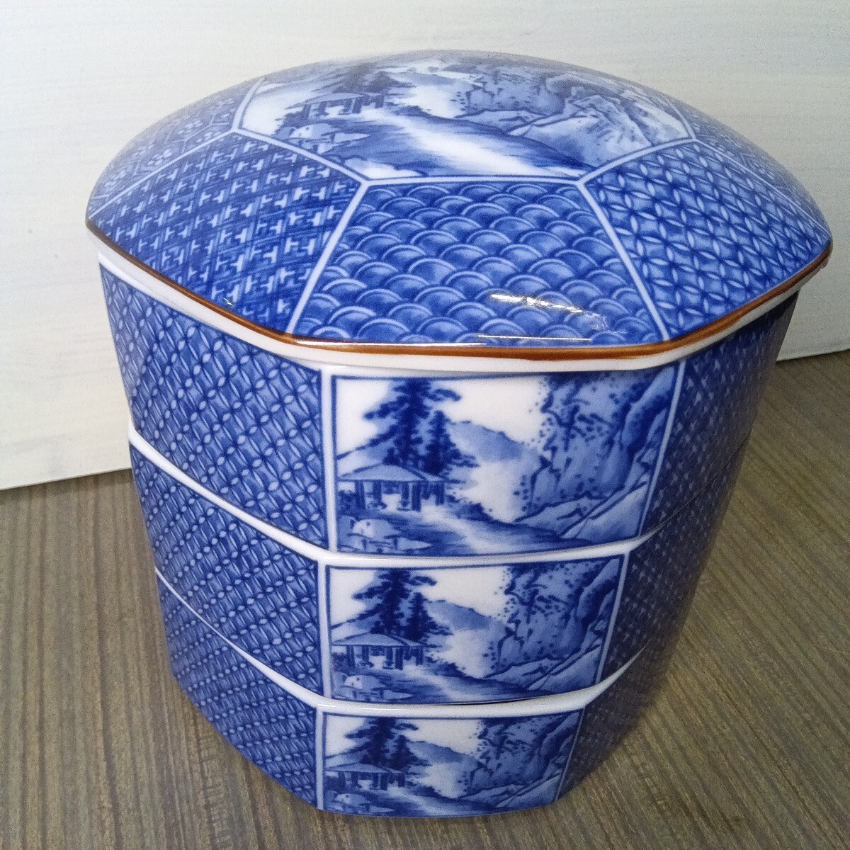 Yahoo!オークション -「三段重 陶器」(アンティーク Yahoo!オークション -「三段重 陶器」(アンティーク