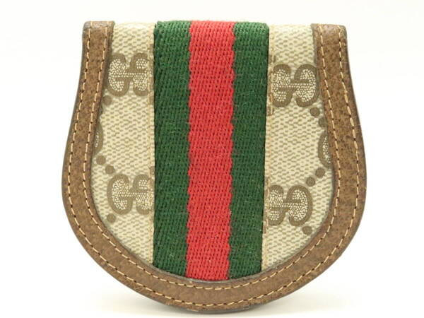 オールドグッチ シェリーライン コーティングキャンバス コインケース GUCCI 18691702