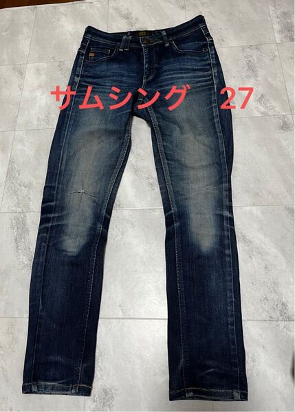 美脚 サムシング-(Something) SNS300 スタンダード ミッドライズスリムデニムパンツ/27 NEO SLIM FIT