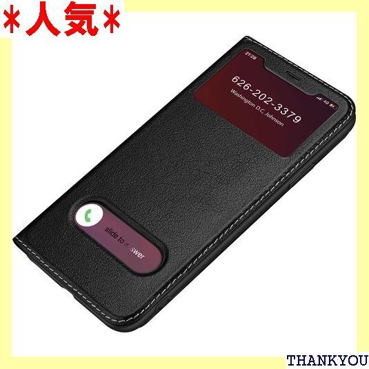 iPhone 14 Pro Max ケース 手帳型 6 マグネット式 おしゃれ ビズネス スマホケース ブラック 1124