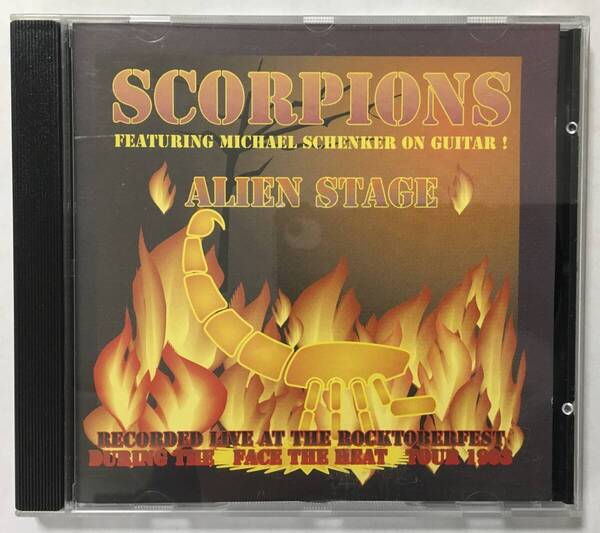 SCORPIONS ALIEN STAGE MICHAEL SCHENKER イタリア盤