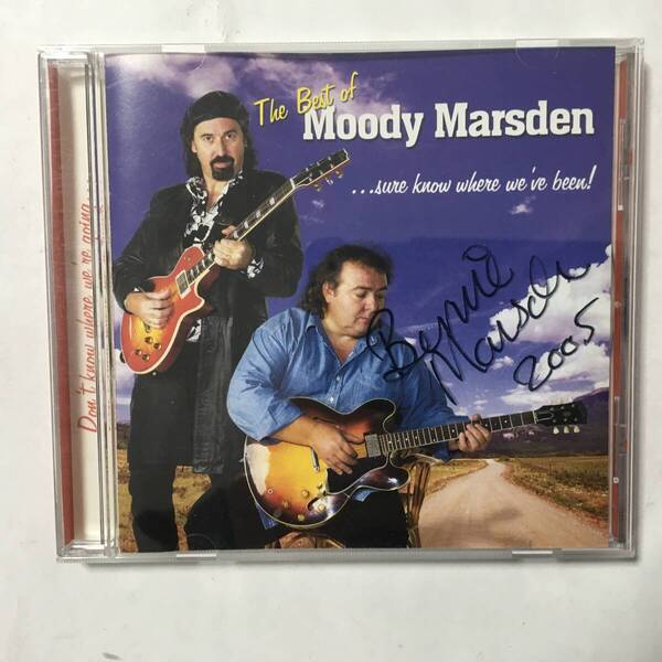 AUTOGRAPHED THE BEST OF MOODY MARSDEN BERNIE MARSDENサイン付き