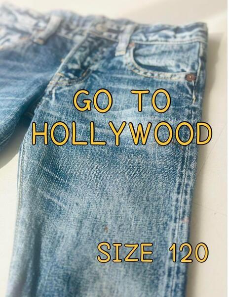 ★Go To Hollywood★ ペンキ ダメージ デニム パンツ★120cm