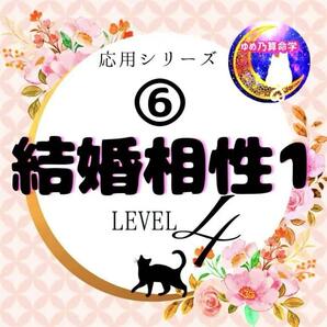 ゆめ乃算命学【応用】⑥結婚相性1 レベル4 独学 鑑定 本 占い