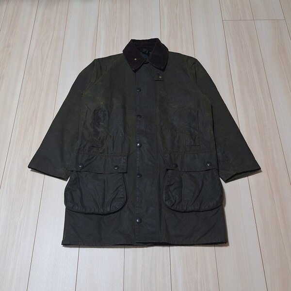 80s 美品 オリジナル 36 Barbour バブアー northumbria ノーザンブリア ヴィンテージ セージ 緑 コート 90s