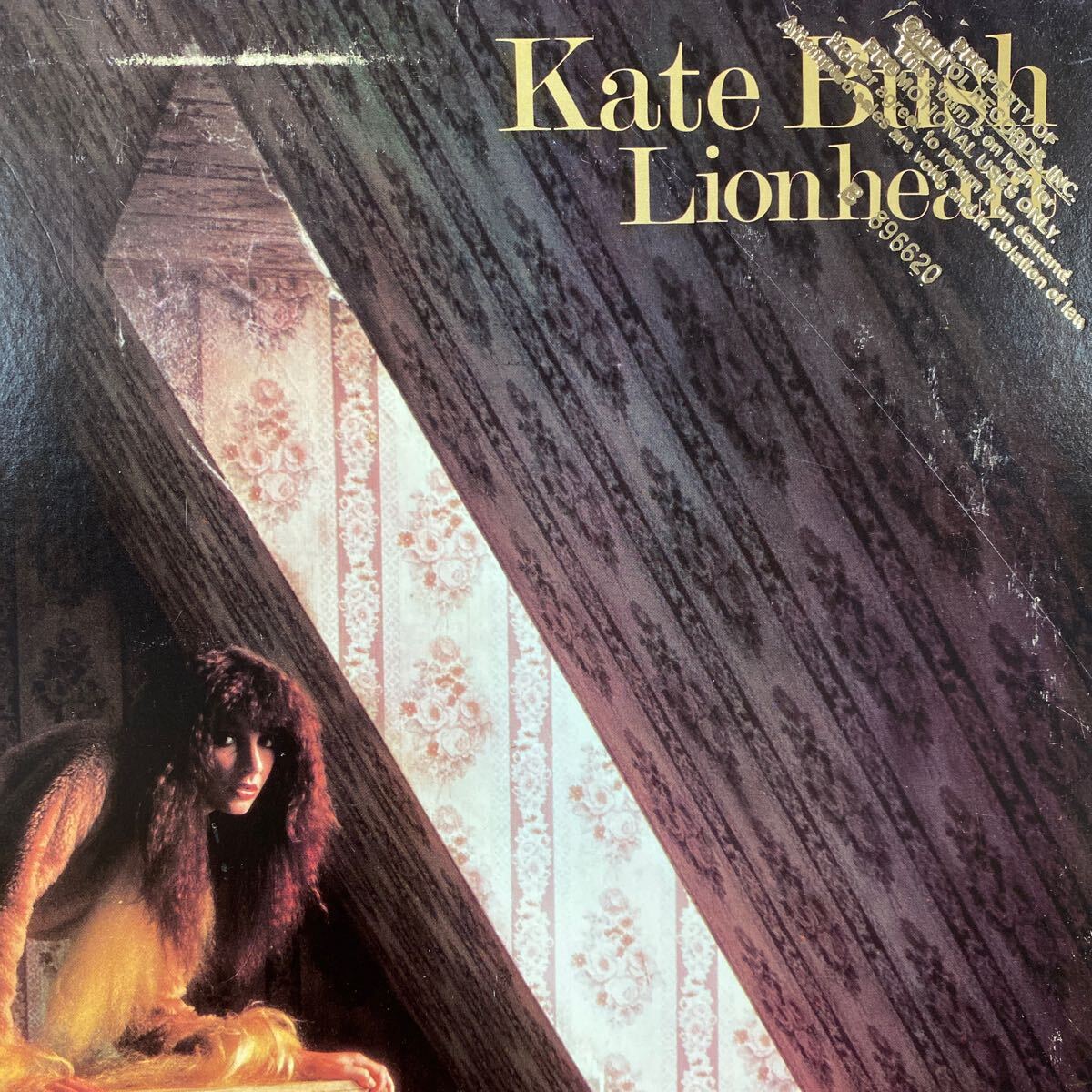KATE BUSH (ケイト・ブッシュ) - Lionheart (UK オリジナル LP+インナー, エンボス見開きジャケ)