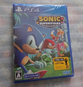 新品 PS4 セガ「ソニックスーパースターズ」未開封(PS5アップグレード対応)早期購入特典(レゴ エッグマン コード)封入 定価=6589円