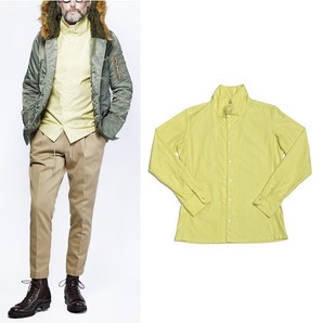 数回着2.5万 ジュンハシモト STAND COLAR SHIRTS スタンドカラー シャツ junhashimoto 1piu1uguale3 AKM