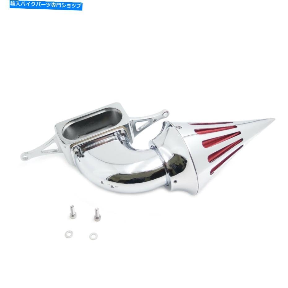 2002-2010ヤマハロードスターミッドナイトウォリアーのためのクロムスパイクエアインテークフィルタChrome Spike Air Intake Filter For 2