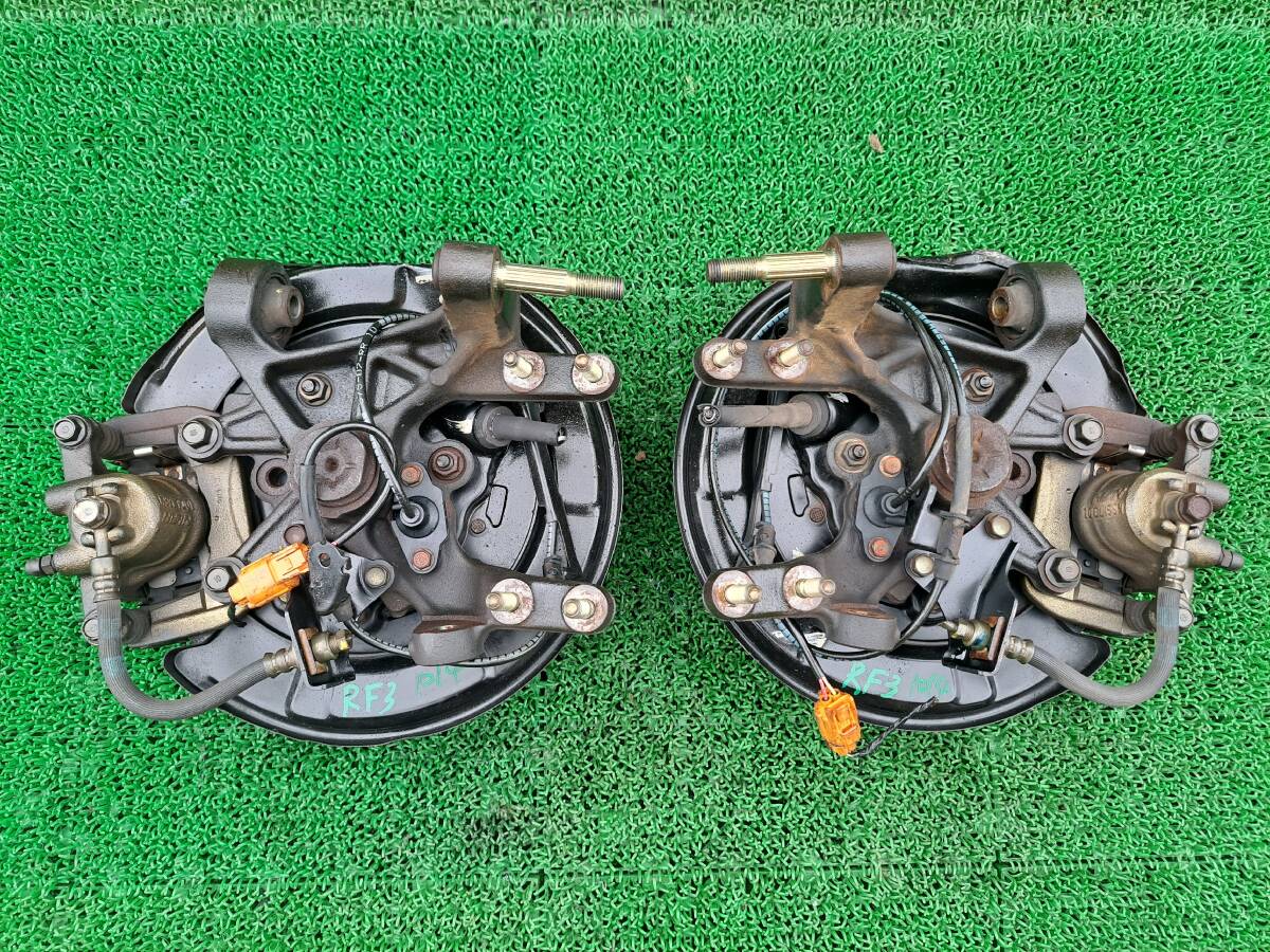 1014 ホンダ 純正 ステップワゴン RF3 リア ハブナックル 左右セット キャリパー ローター 右 左 ABSセンサー