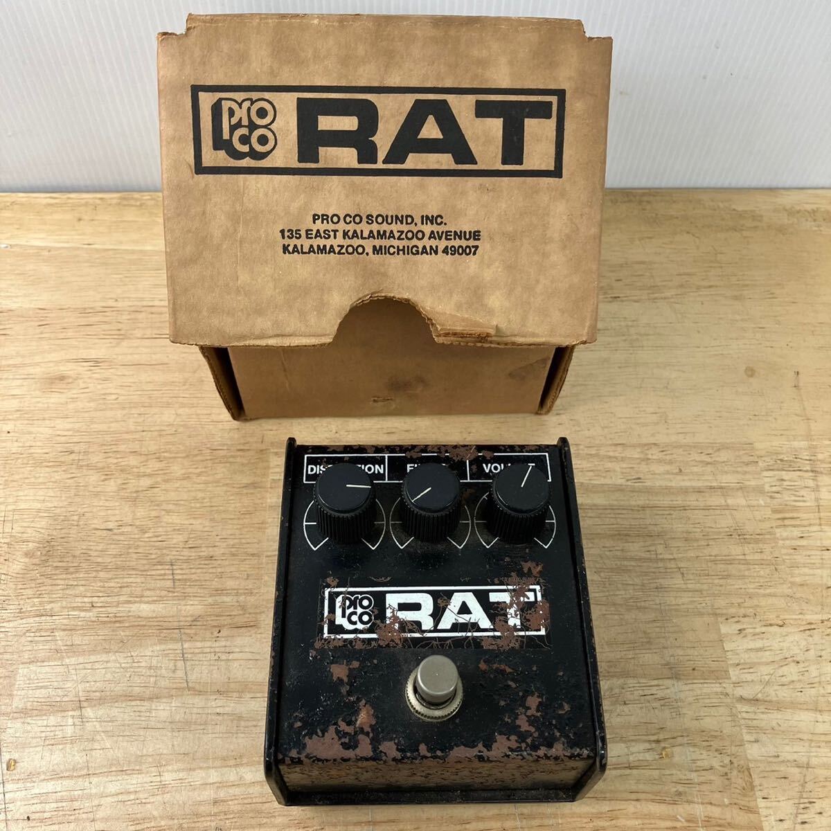 Pro Co RAT Black Face【1986年製】(中古/送料無料)【楽器検索 Pro Co RAT Black Face【1986年製】(中古/送料無料)【楽器検索