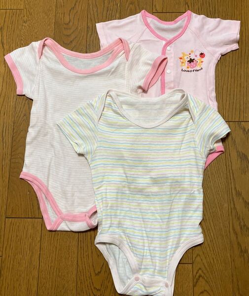 肌着 ロンパース ボディスーツ ベビー肌着 下着 半袖 西松屋 まとめ売り