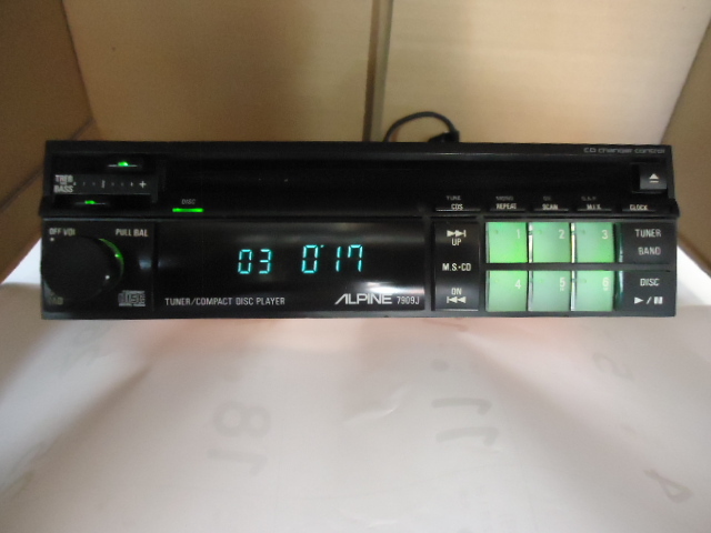 アルパイン 7909J CDプレイヤー ALPINE Juba 動作確認済み｜CD