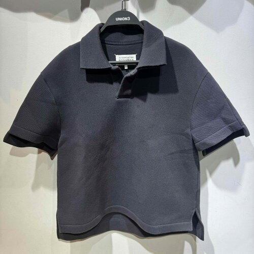 Martin Margiela 14 マルタンマルジェラ 20ss スキューバコットンピケ オーバーサイズ ポロシャツ SIZE-44 S30GL0031