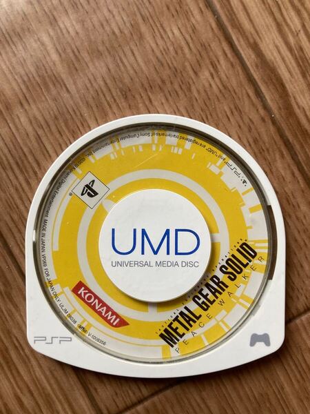 PSPメタルギアソリッド ピースウォーカー UMDディスクのみ
