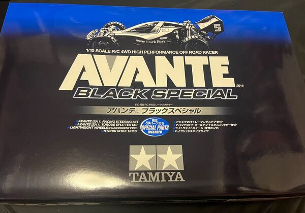 タミヤ 1/10RCカー アバンテ ブラックスペシャル