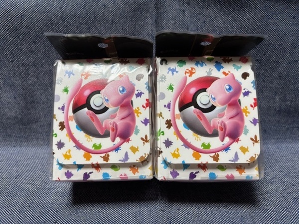 ポケカ☆ポケモンカードゲーム デッキケース ミュウ☆2個セット・新品・未開封品・即決有