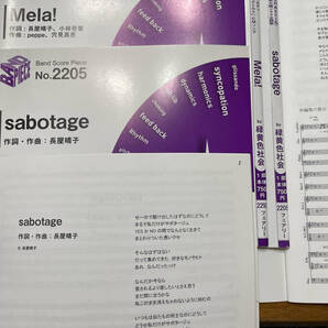 緑黄色社会 Mela! /sabotage 計2冊バンドスコアピース新品お値引き品 20780PNT-2-1-60-0w3
