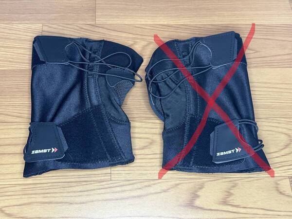 ZAMST ザムスト膝用サポーター ランニングRK-1 PLUS 右用 Mサイズ