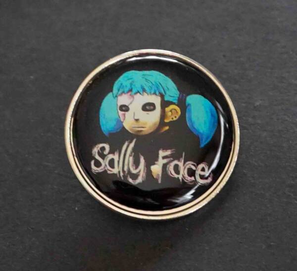 《空髪US孤独男子》新品『Sally Face』 ツインテール男子 暗い過去 ミステリーアドベンチャー■ゲーム■ ピンバッジ バッチ//アメリカ