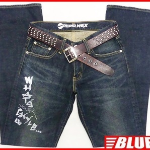 即決★リーバイス ペプシコーラ別注★W29 抽プレ品 Levis PEPSI コラボ ジーンズ 507 デニム ブーツカット ジーンズ ペイント 非売品