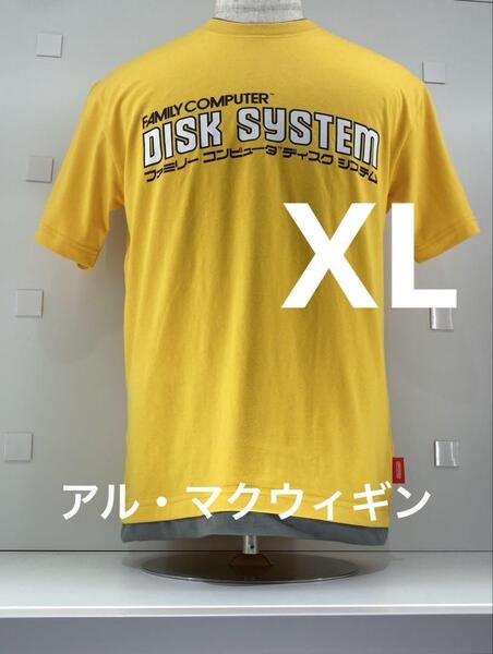 新品 ニンテンドーミュージアム 限定 グッズ XLサイズ ファミコン ディスクシステム ディスくん Tシャツ nintendo museum/任天堂 京都