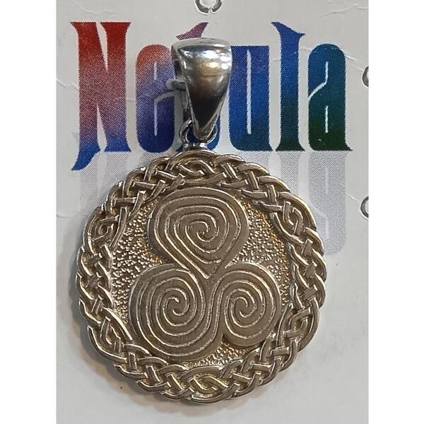 Nebula: Celtic Triskele Pendant