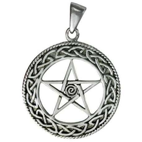 Nebula: Celtic Knot Pentacle Pendant