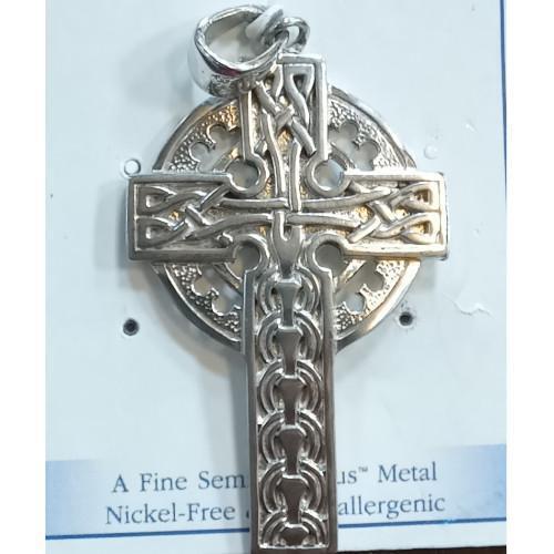 Nebula: Celtic Knotwork Cross Pendant