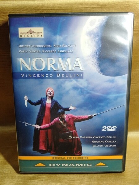 オペラ DVD 歌劇 『ノルマ』全曲 パリアーロ演出 カレッラ&カターニャ・ベッリーニ歌劇場