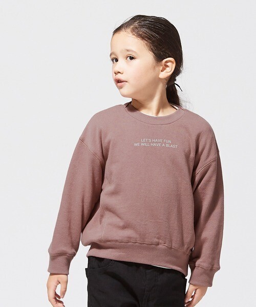 BREEZE ロゴトレーナー 140㎝ スウェット 秋 冬 こども服 キッズ ブリーズ F.O.インターナショナル 男女兼用 男の子 女の子 130 シンプル