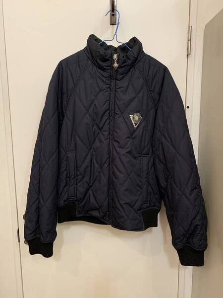 ST【送料無料】Versace SPORT ダウン 冬物 上着 メデューサ ネイビー 青 ジャンバー ジャンパー 303110 3843 M