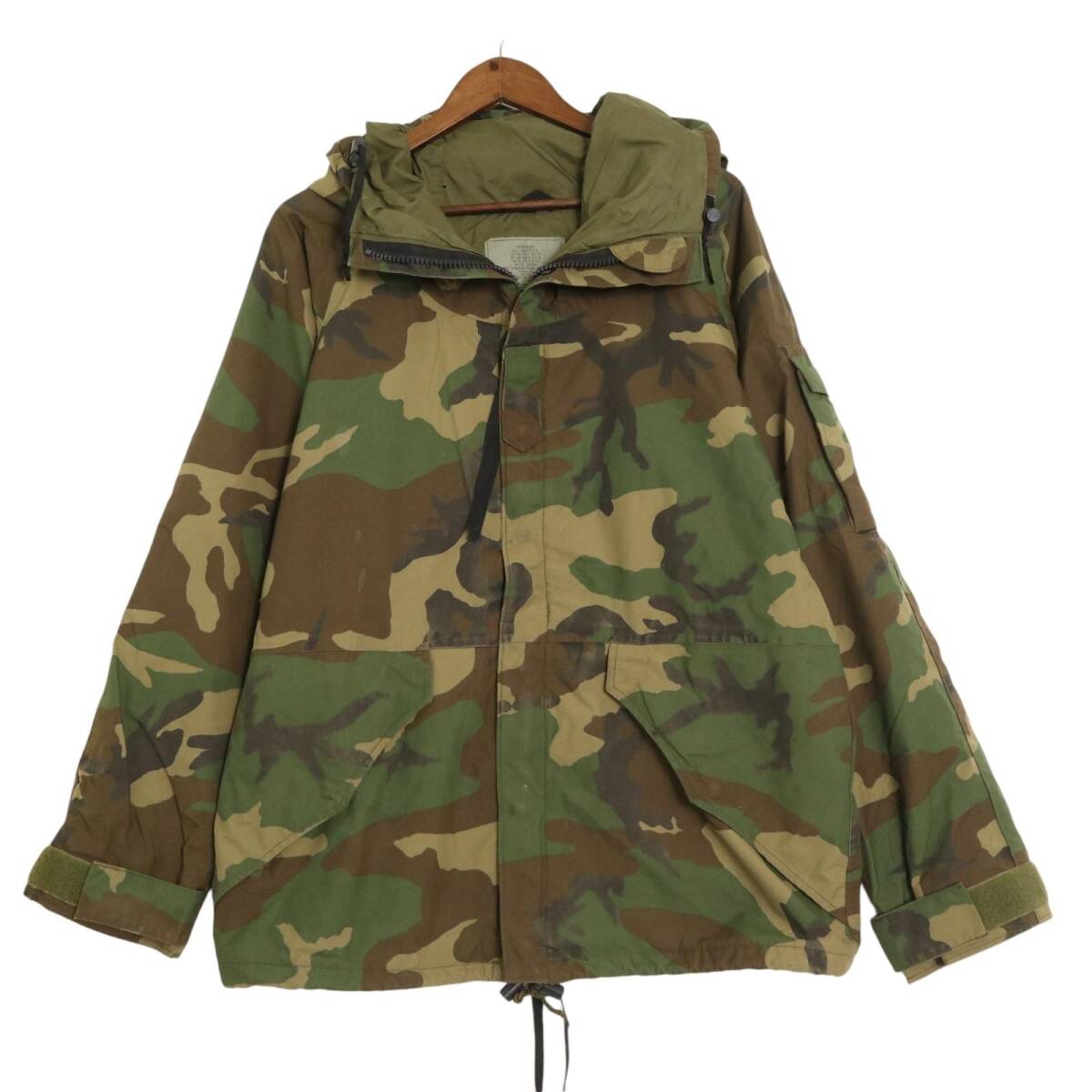 ゴアテックス デザートウッドランドカモ size XL-R 2025年最新】Yahoo!オークション -ecwcs ゴアテックス パーカー