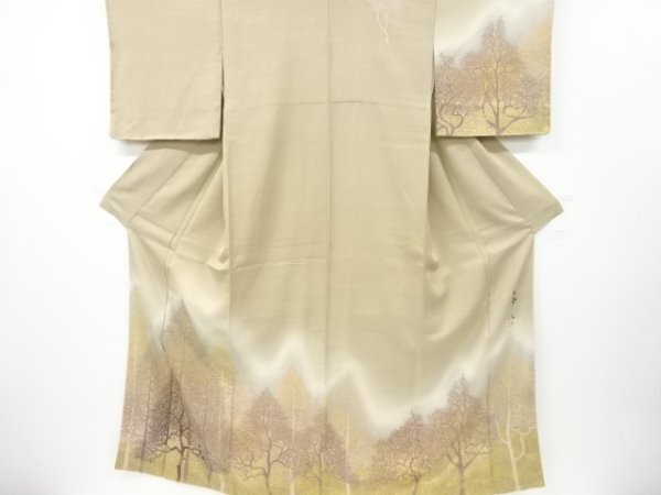 ys7178492; 宗sou 未使用品 仕立て上がり 浅井青仁作 木立模様訪問着【着】 38,910円