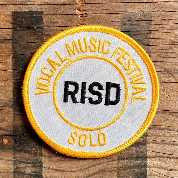 【USA vintage】RISD VOCAL MUSIC FESTIVAL ワッペン 学校 フェスティバル コンテスト アメリカ ビンテージ パッチ