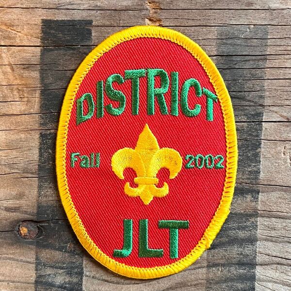【USA vintage】DISTRICT JLT Fall 2002 ボーイスカウト ワッペン アメリカ ビンテージ パッチ