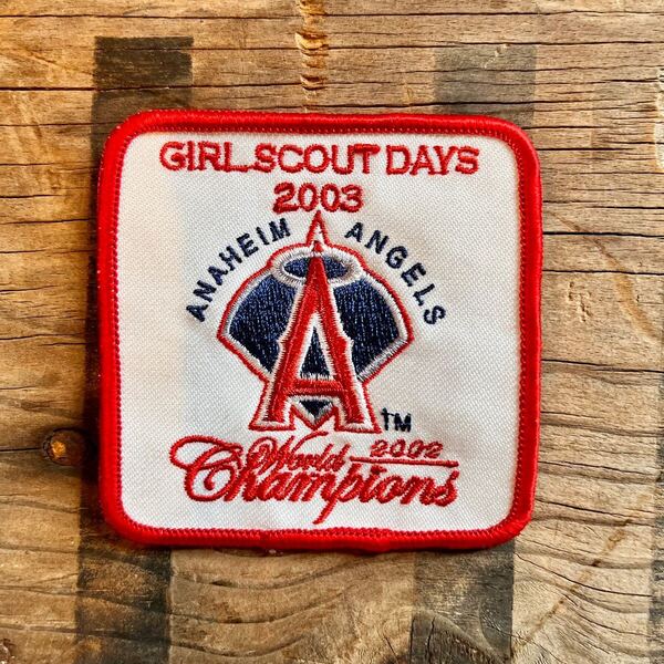 【USA vintage】Anaheim Angels ガールスカウト ワッペン アメリカ ビンテージ