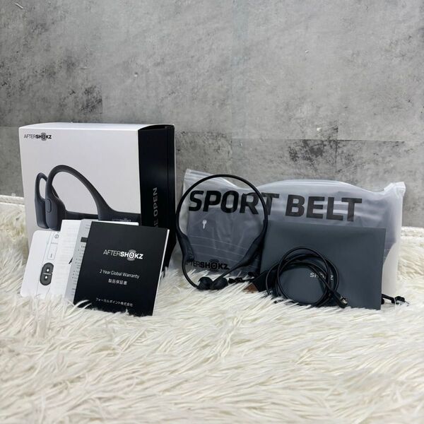 AfterShokz 骨電動イヤホン Aeropex Cosmic Black International アフターショックス