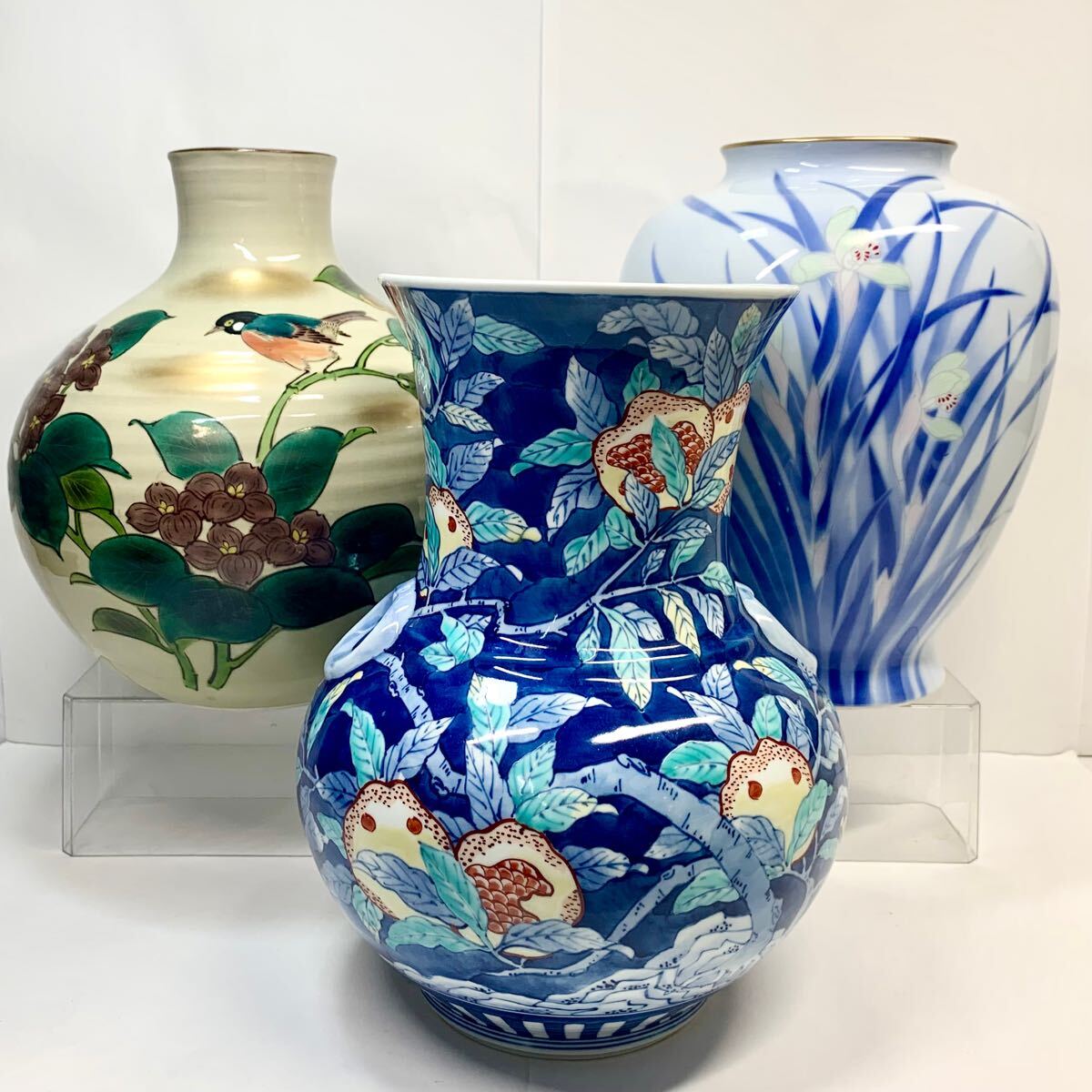 Yahoo!オークション -「九谷焼 花瓶」(花瓶) (インテリア小物)の Yahoo!オークション -「九谷焼 花瓶」(花瓶) (インテリア小物)の