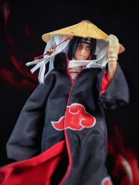 S.H.Figuarts うちはイタチ 帽子 笠 暁 イタチ 大蛇丸 手作り