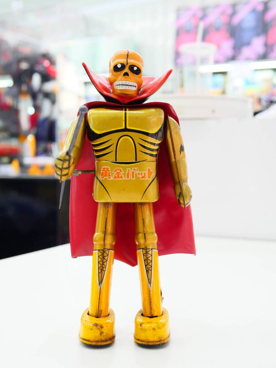 Yahoo!オークション -「黄金バット」(ブリキ) (ビンテージ)の Yahoo!オークション -「黄金バット」(ブリキ) (ビンテージ)の