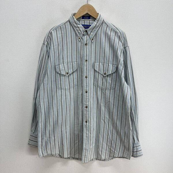 PENDLETON ペンドルトン 長袖 ボタンダウンシャツ BD ストライプ L 10119882