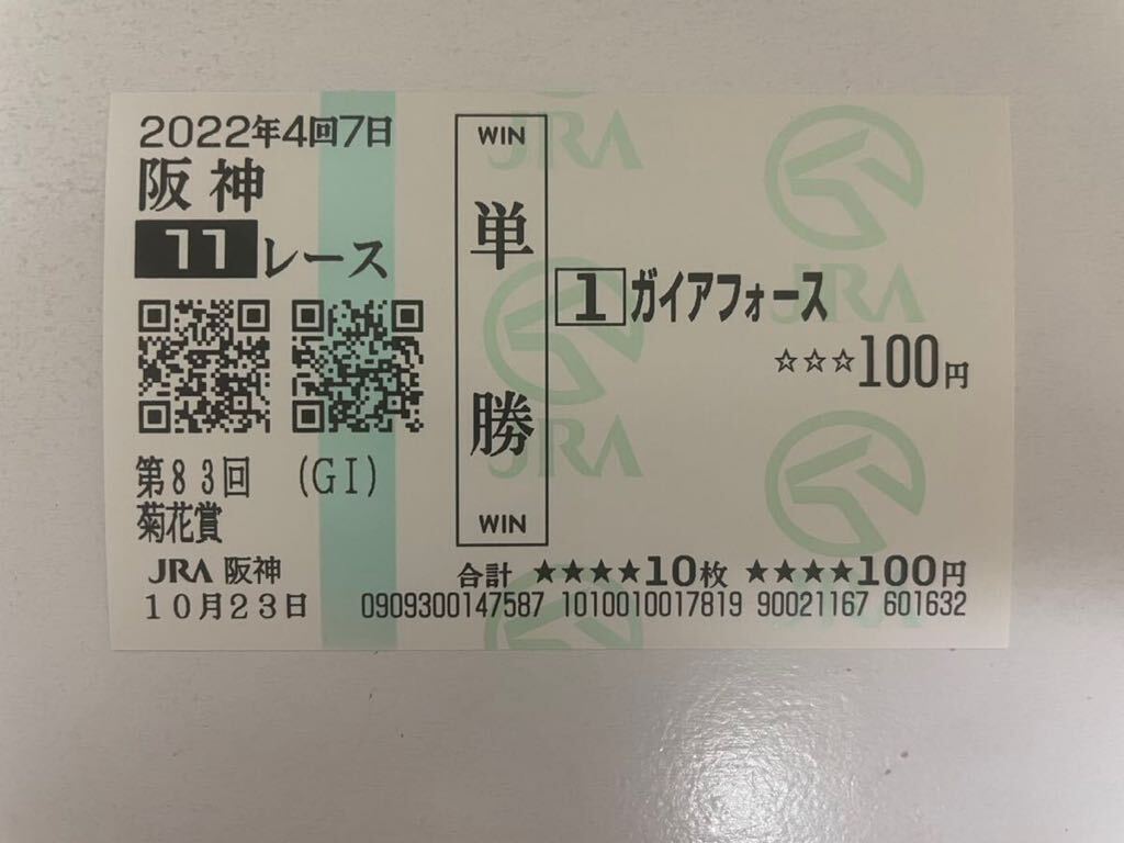 Yahoo!オークション -「単勝馬券」の落札相場・落札価格