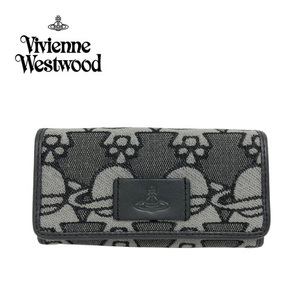 ○★新品未使用 Vivienne Westwood (ヴィヴィアンウエストウッド) ARROW ORB JACQUARD キーケース ブラック★○