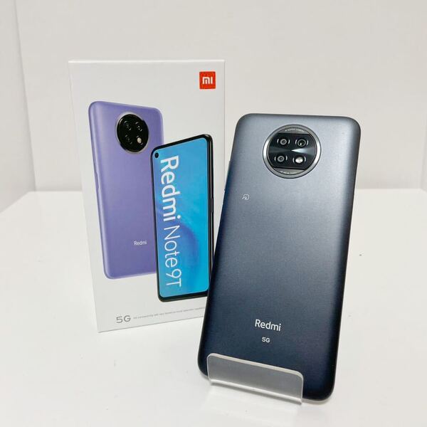 Xiaomi Redmi Note 9T スマートフォン 128GB 本体 ナイトフォールブラック 中古