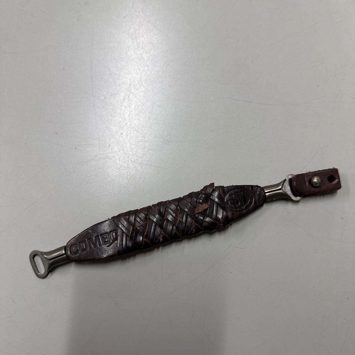 COMBO コンボ レザー ブレス ブレスレット 本革 未使用 バングル ブラウ