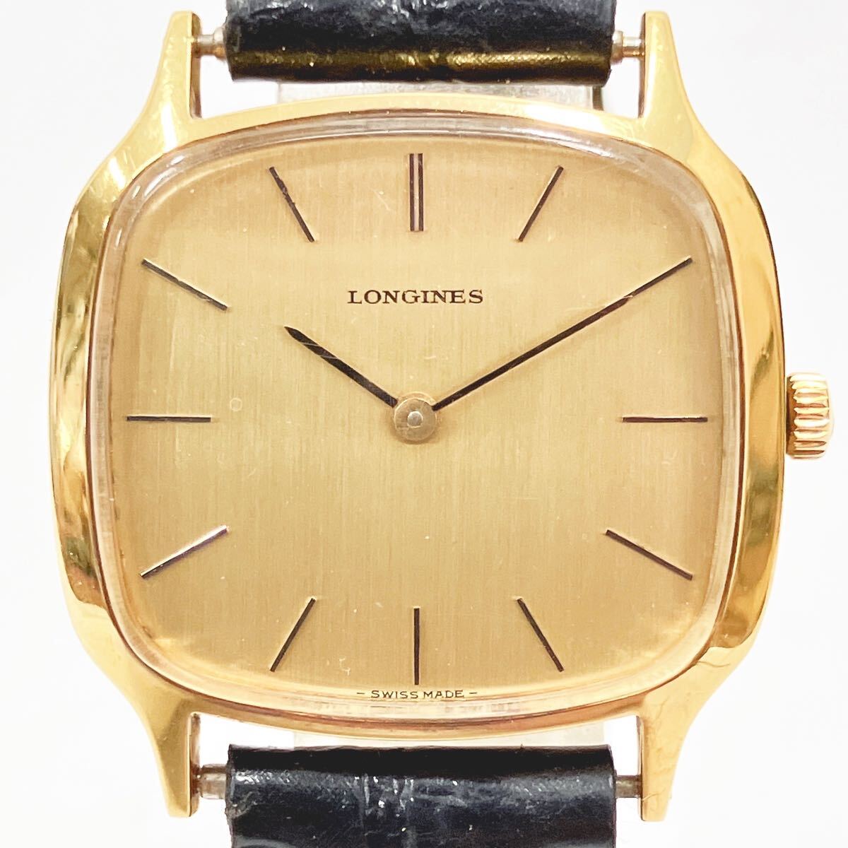LONGINES LONGINES ロンジン K18金無垢 婦人用腕時計 クォーツ
