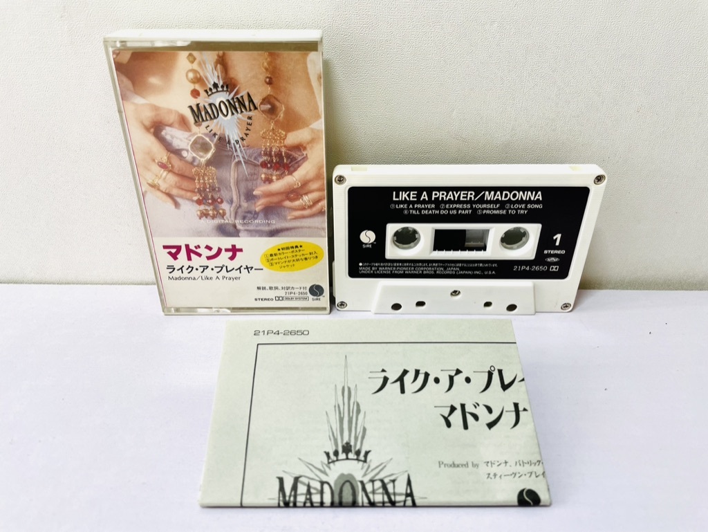 Yahoo!オークション -「madonna」(カセットテープ) の落札相場
