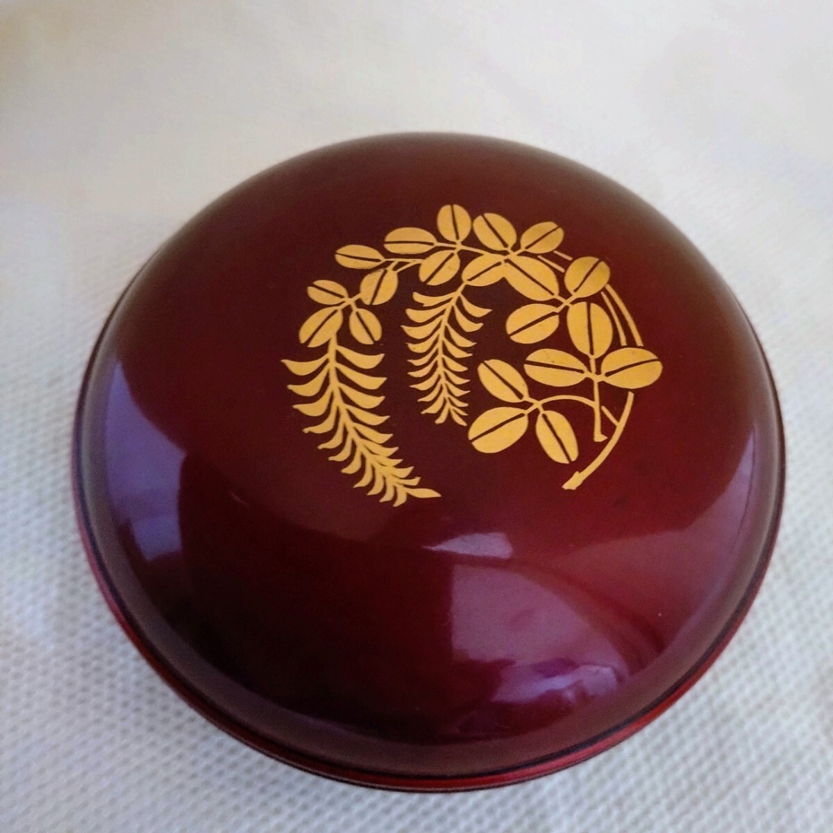 玉虫塗 茶托 五客